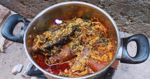 egusi soup with vegetable